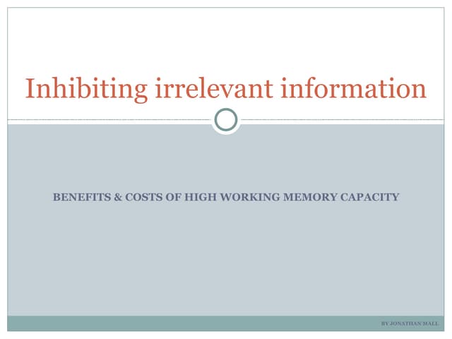 Retrieval induced forgertting plan