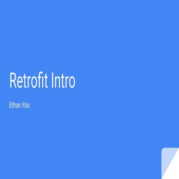 Retrofit intro