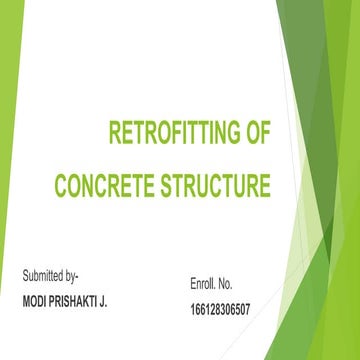RETROFITTING OFCONCRETE STRUCTURE