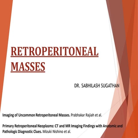 retroperitonealmasses-pptx