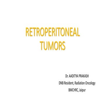 Retroperitoneal sarcoma