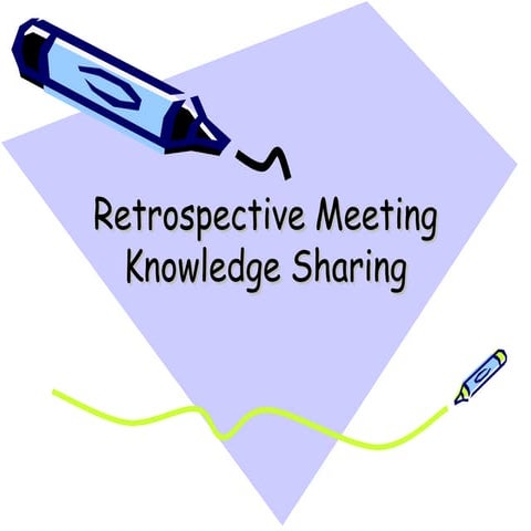 Retrospective Meeting Knowledge Sharing