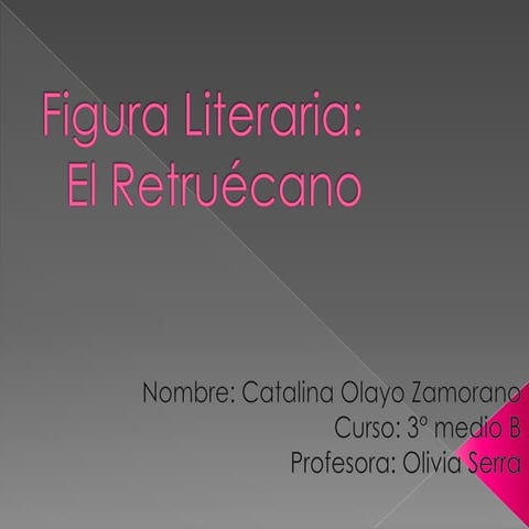 Retruécano | PPTX