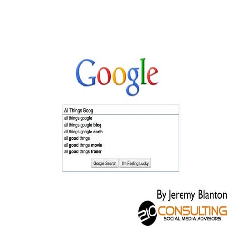 All Things Google for #RETSO