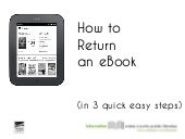 How to return an eBook