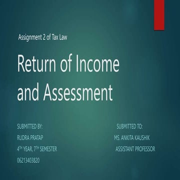 Return of Income and Assesment.pptx