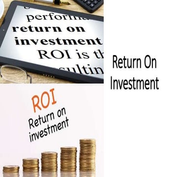 Return on Investment | PPTX