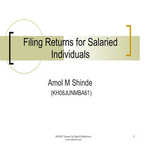 Returns Filing Accounts