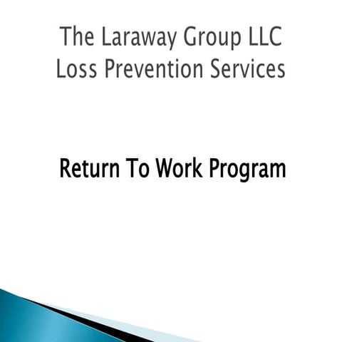 Return To Work Presentation