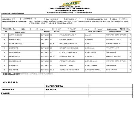Reu47 la rinconada 201121