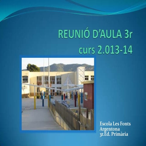 Reunió d'aula 3r