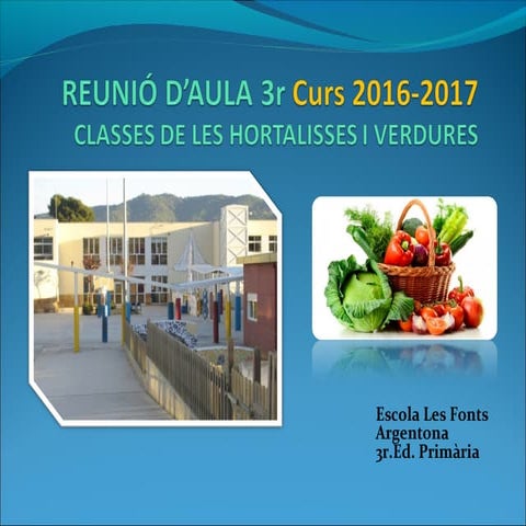 Reunió d'aula 3r Curs 2016-2017 