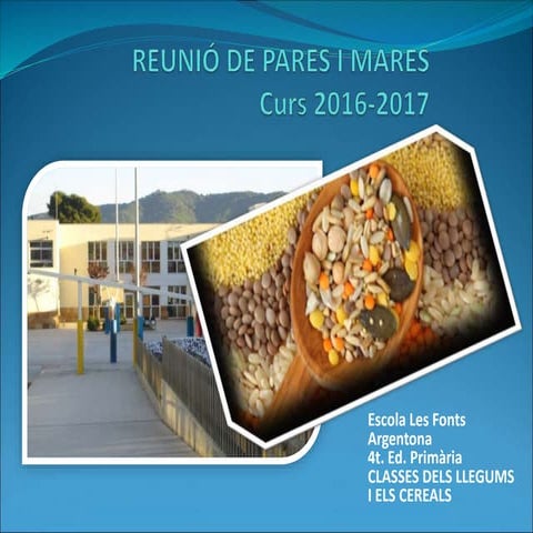 REUNIÓ D'AULA 4t Curs 2016-2017