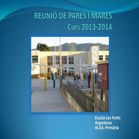 Reunió d'aula 4t (curs 2013 2014)