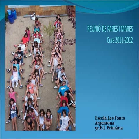 Reunió de pares  5è (2011-2012)