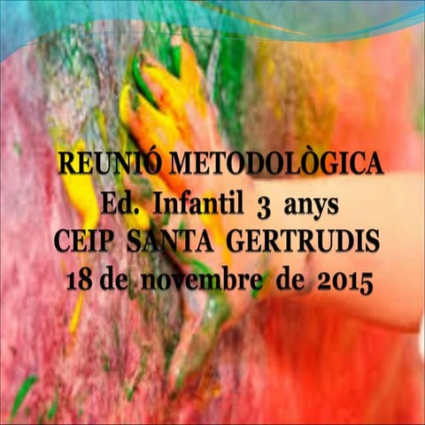 Reunió famílies 3 anys 2015/16