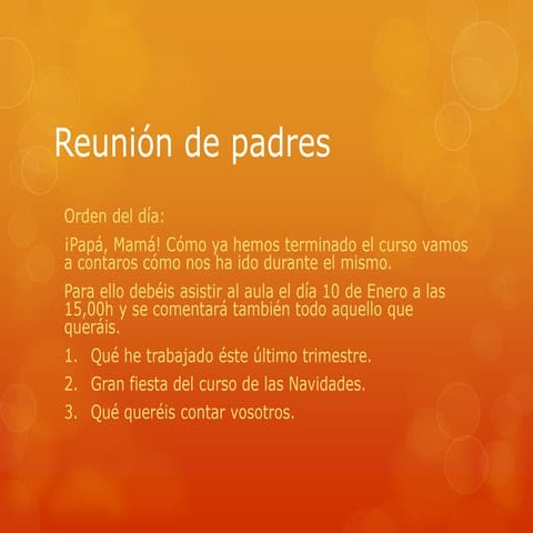 Reunión de padres(blogger)