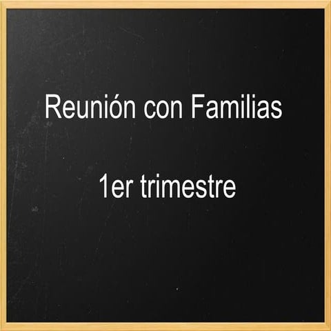 Reunión padres primer trimestre   3º - tutoras- carmen y marta
