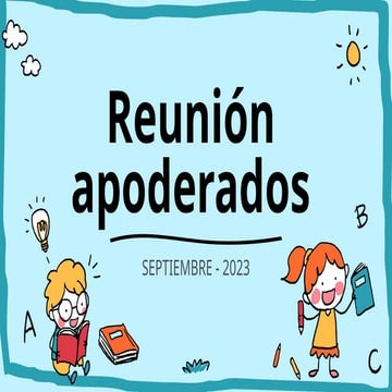 ppt para reunion de apoderados mes de septiembre | PPTX