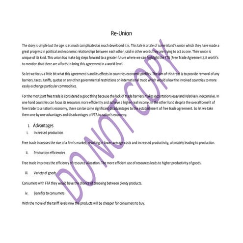 Trade Deflection Creation and Diversion | PPTX
