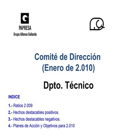 reunion-comite-de-direccion-08-01-10-presentacion-ppt