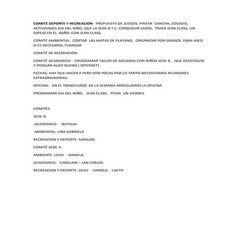 Reunion consejo estudiantil