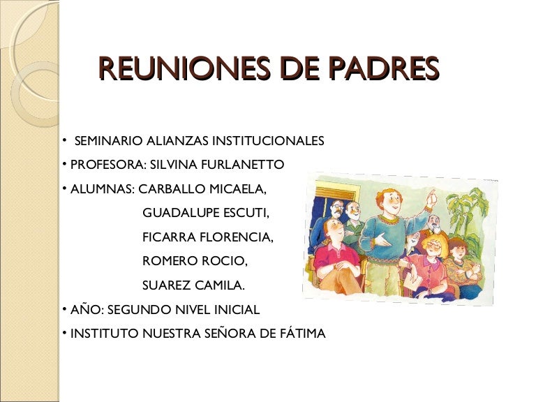 Reuniones de padres