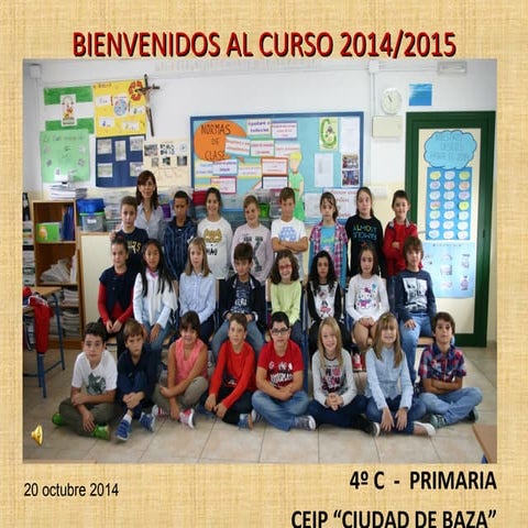 Reunion inicial tutora    4 º primaria 14 15