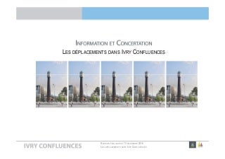 Déplacements dans Ivry confluences
