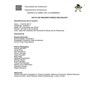Reunions pares delegats 27 10-2016