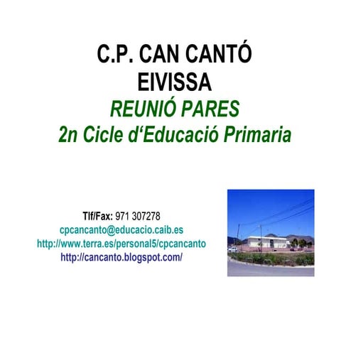 Reunió Pares 2n Cicle