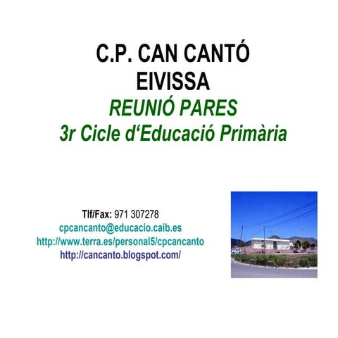 Reunió Pares 3r Cicle