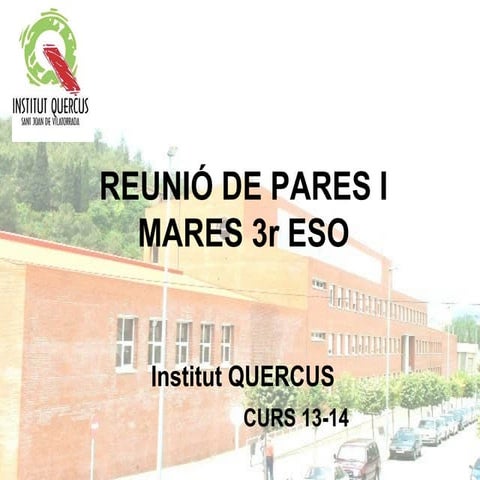 Reunió pares 3 eso 13 14