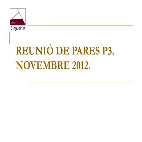 Reunió pares novembre'12