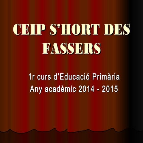 Reunió pares principi de curs 1r