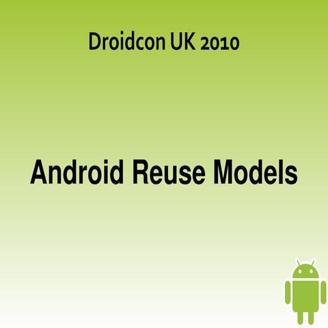 Android: Reuse Models