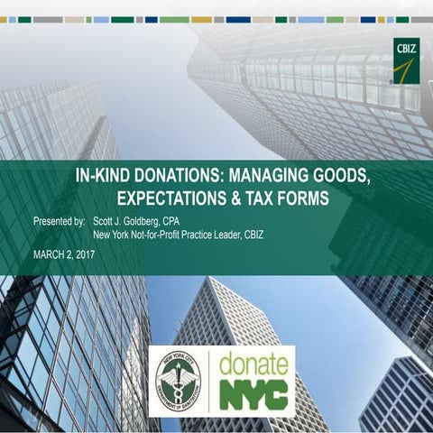 donateNYC and CBIZ