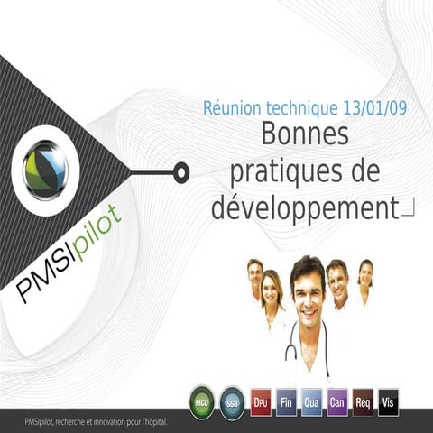 Reunion Technique PMSIpilot - Janvier 2010