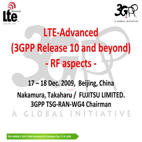 LTE RF Aspects