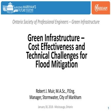 Ontario Society of Professional Engineers OSPE Green Infrastructure Roundtabl...