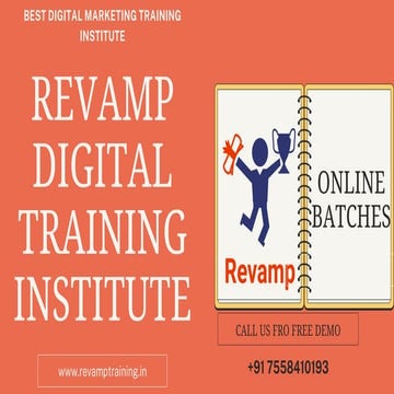 Revamp Training Solution Wakad , Hinjewadi Digital Marketing Course Syllabus