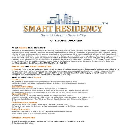 Revanta at l zone dwarka