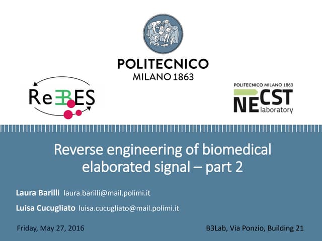 Reverse Engineering - Methods and Process