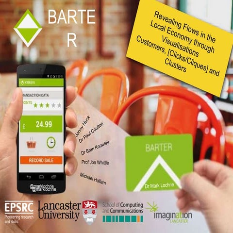 Revealing flows in the local economy through visualisations