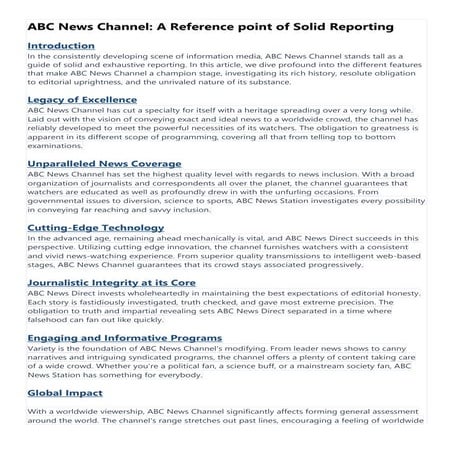 Exploring editorialbbc.com: Your Ultimate Guide to Quality Journalism | PDF