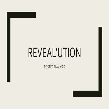 Reveal’ution