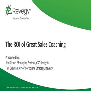 The ROI of Great Sales Coaching