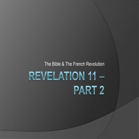 Revelation 11: Part 2