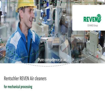 REVEN X-CYCLONE Air Cleaner for machinery-, food- & textile-industries ...