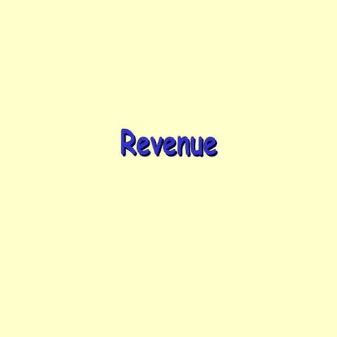Revenue